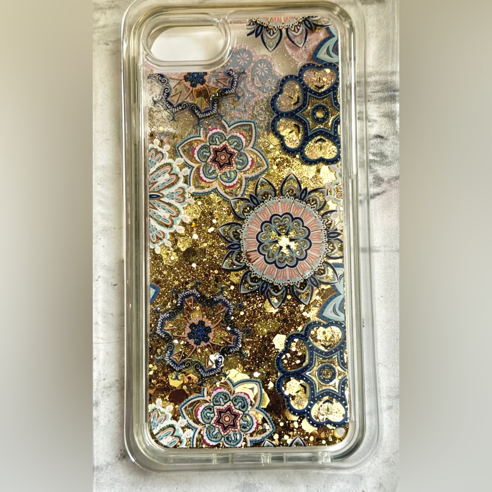 Shimmer Flower Mandala iPhone Case
